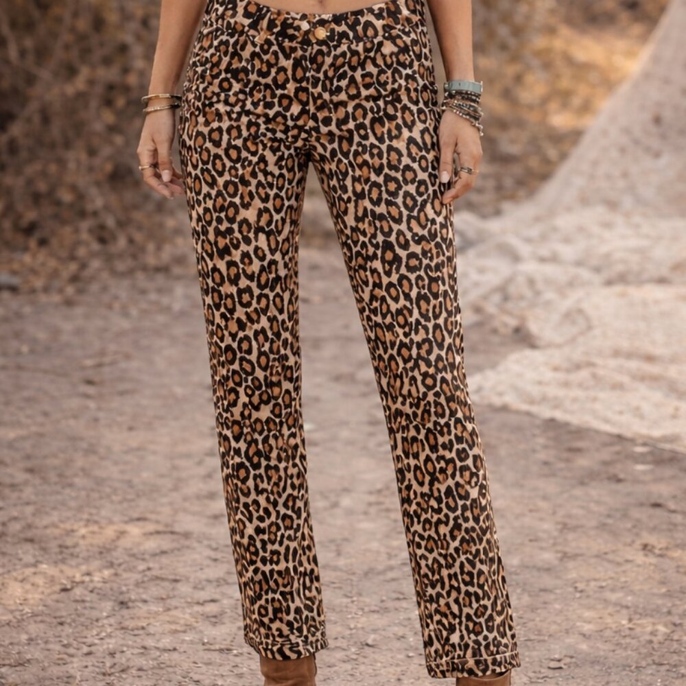 Kate Spade Broome Street Autumn Leopard Skinny Jean, Size 24 (XS)